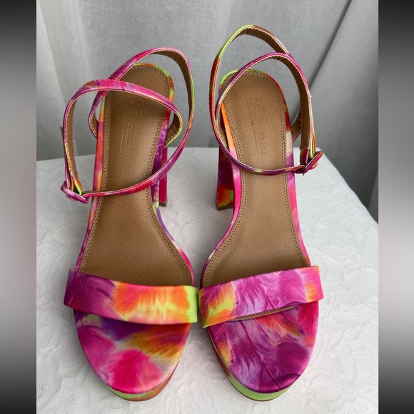 NEW ASOS “Nutshell” platform barely there block heeled sandals - Picture 9 of 12